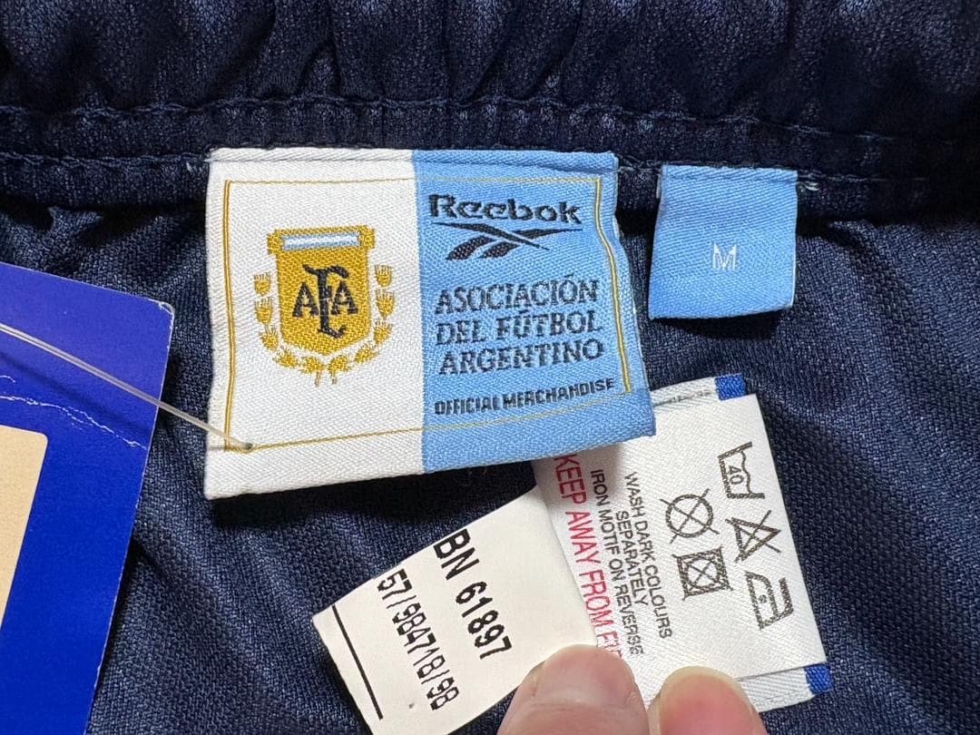新品 Reebok アルゼンチン代表 AFA 公式パンツ M・Lサイズ セット