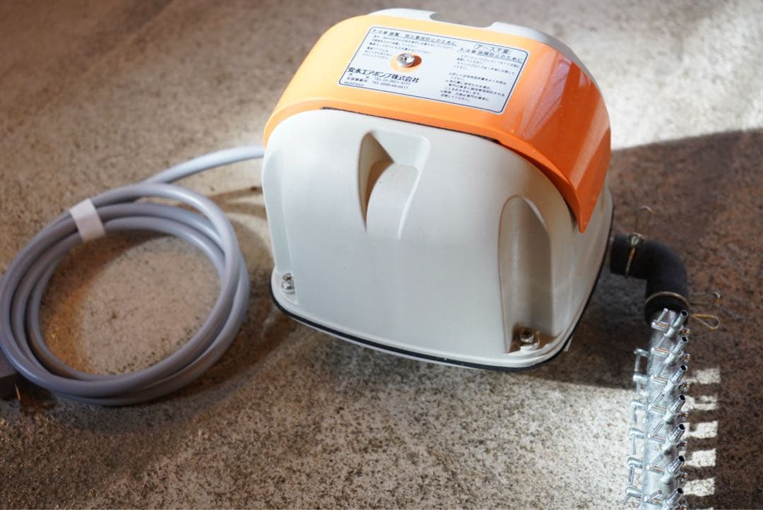 Yasunaga AP-40P エアポンプ 100W 14分岐コック付き　安永