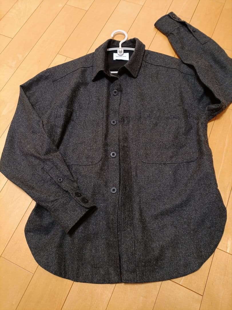 solamonat poche ソラモナポッシェ CPOシャツ ウールポリ