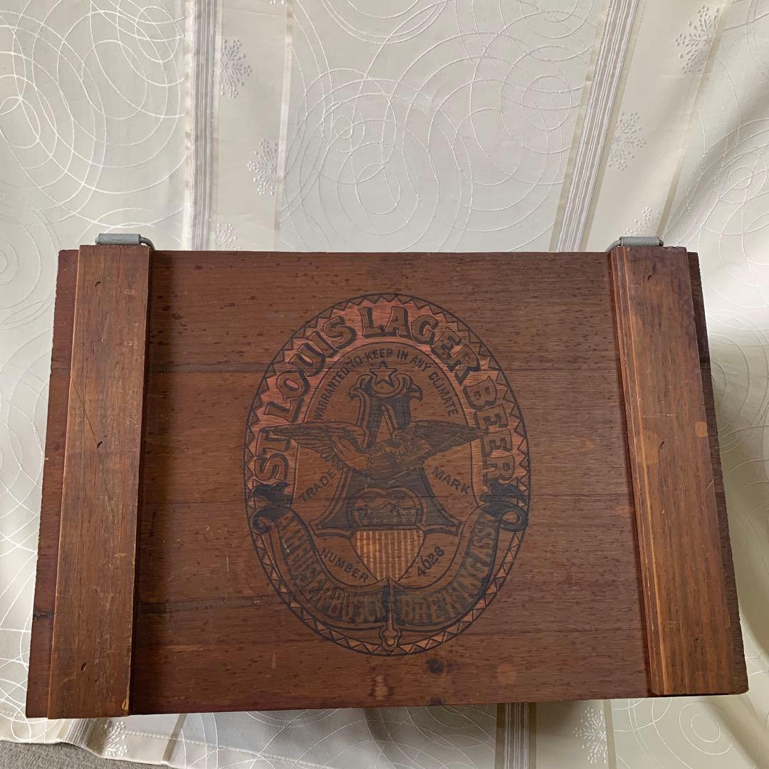 アメリカビールボックス　Anheuser-Busch ビンテージビールケース