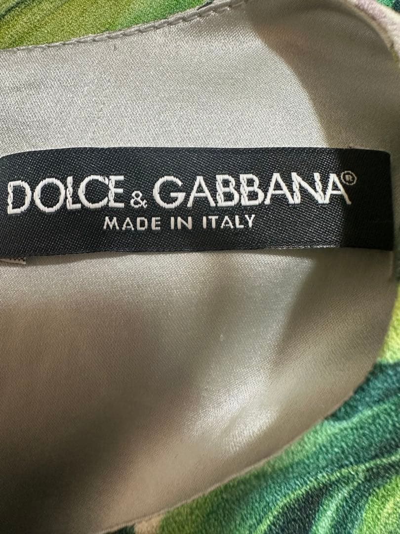 DOLCE & GABBANA 花柄ノースリーブワンピース
