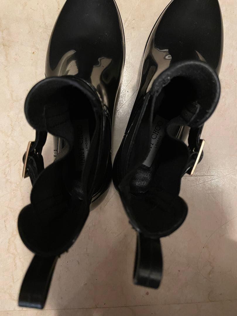 sジミーチュー　レイショートブーツ　レインシューズ　JIMMY CHOO