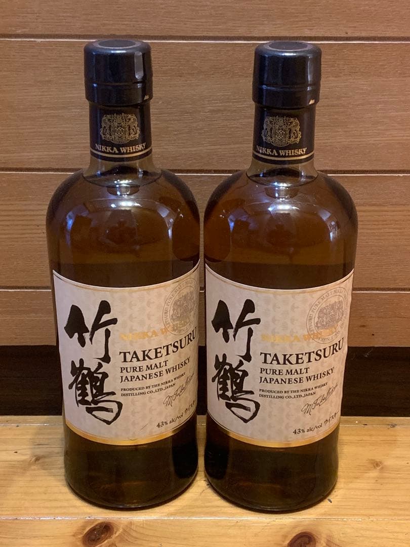 竹鶴 ピュアモルト 2本セット ニッカ ウイスキー TAKETSURU