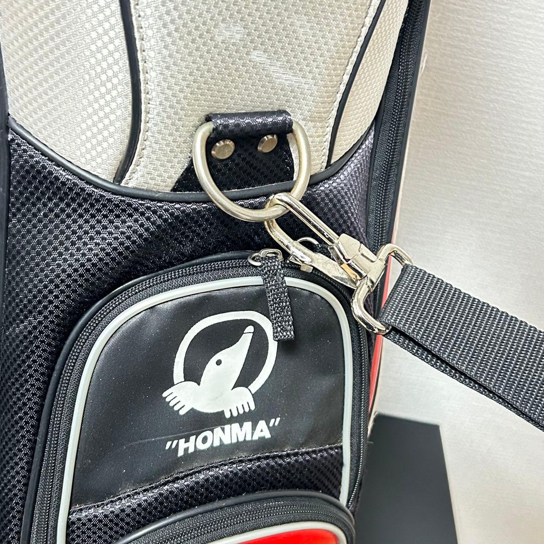 HONMA ホンマ ゴルフ キャディバッグ 5分割 ホワイト×ブラック×レッド