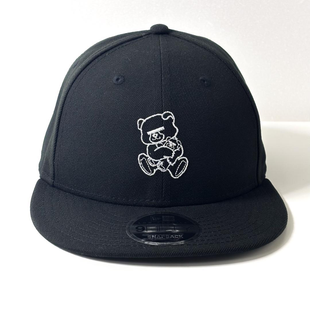 UNDERCOVER✕NEW ERA クマ刺繍 ベースボールキャップ 黒