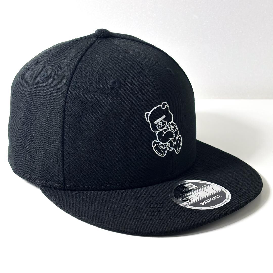 UNDERCOVER✕NEW ERA クマ刺繍 ベースボールキャップ 黒
