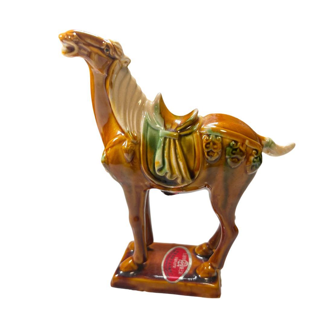 唐三彩 陶器の馬 5体セット
