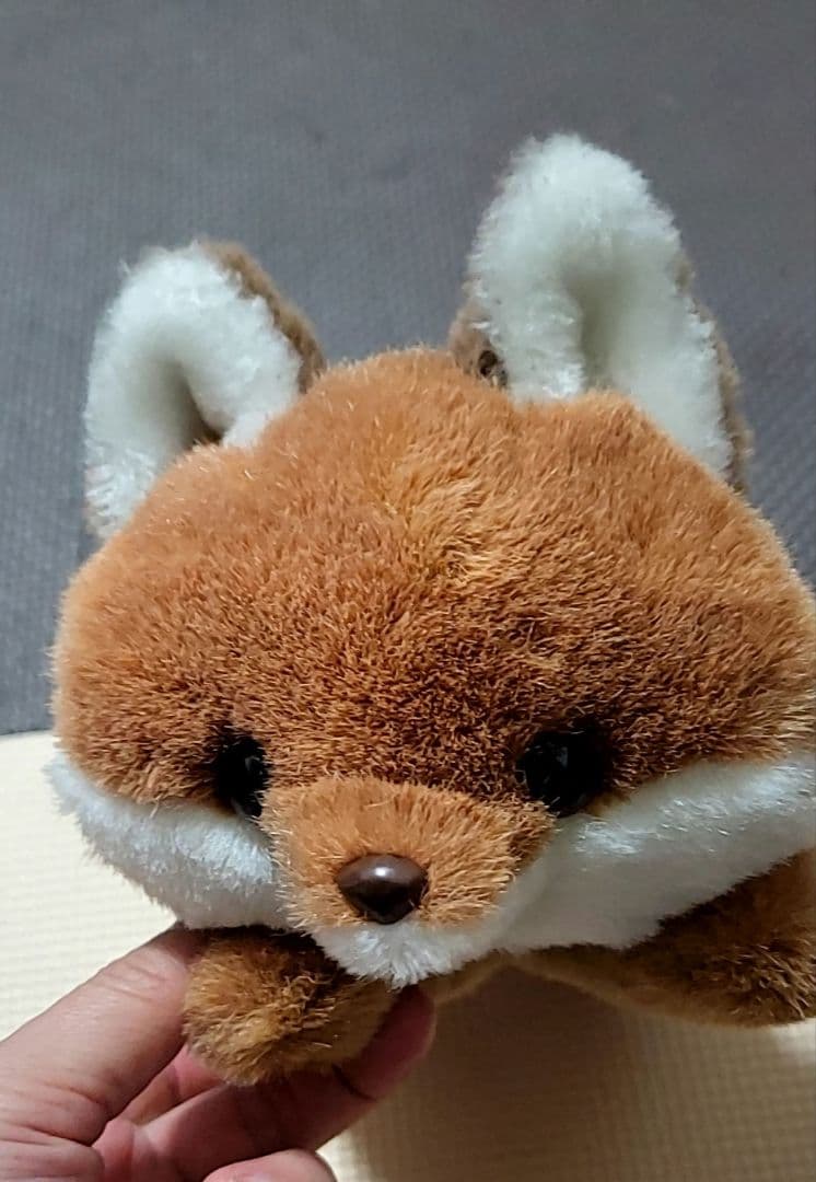 昭和レトロ　レア　希少　キタキツネ　チロンノプ　タグ付き　三英　日本製