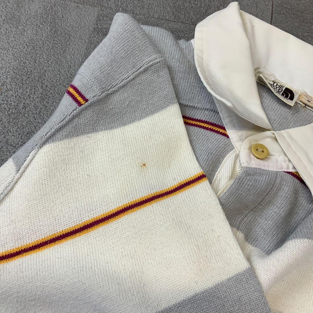 希少 80‘s 茶タグ THE NORTH FACE ボーダー ラガーシャツ