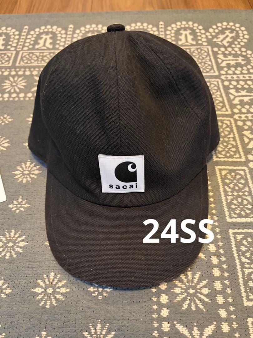た*ろ様 24SS sacai Carhartt WIP Duck Cap 黒