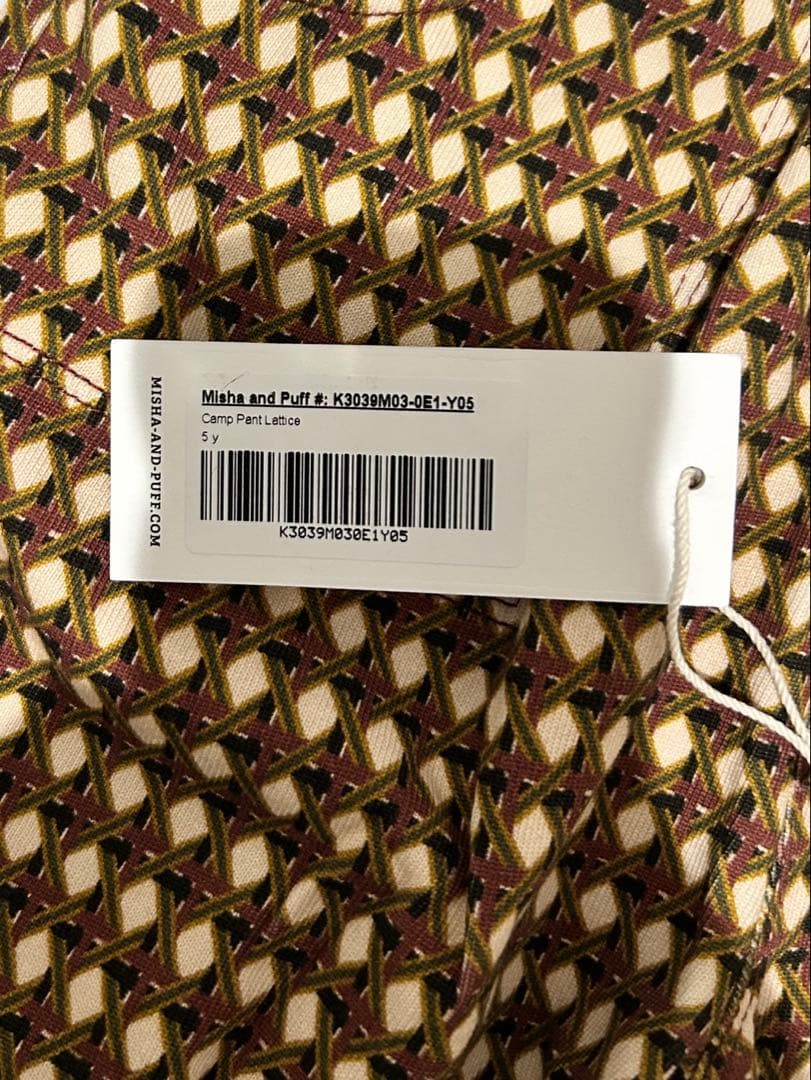 ボトムス・スパッツ misha&puff Camp Pant - Lattice / 5Y