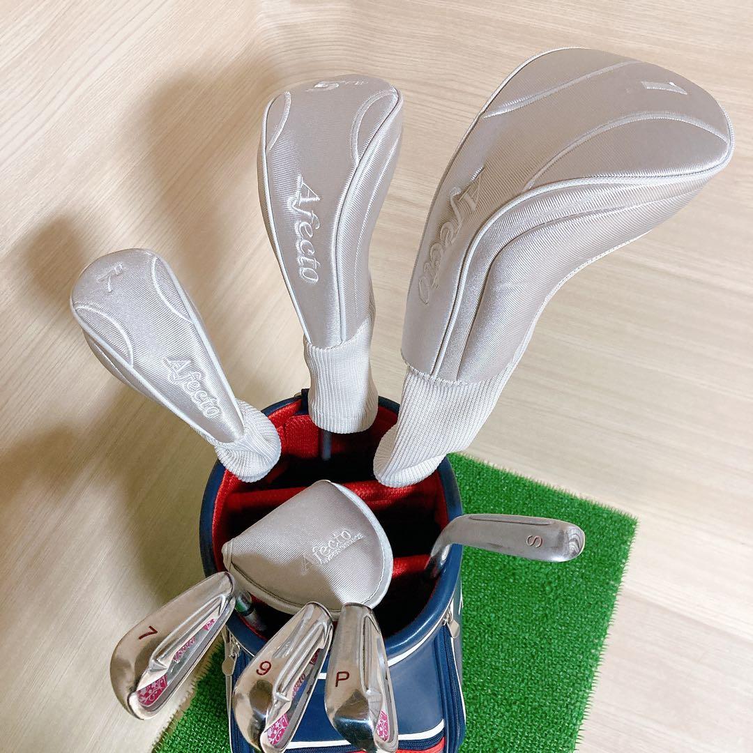 アフェクト Afecto レディース右利き 8本セット L ゴルフクラブセット