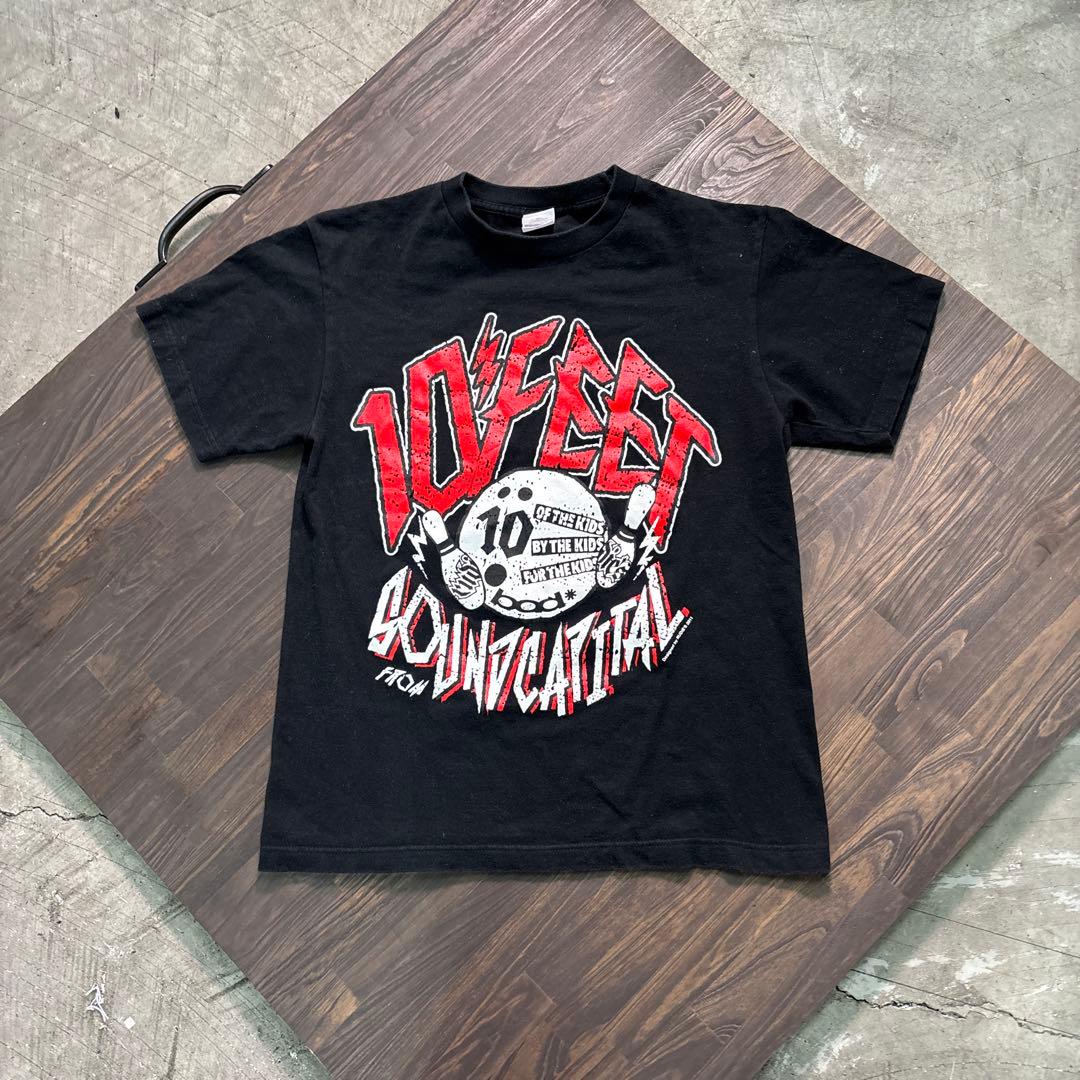 8SM1 10FEET ライブTシャツ　黒　M 古着 バンT used