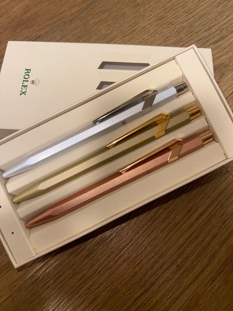 ロレックス　ノベルティ　ボールペン3本セット