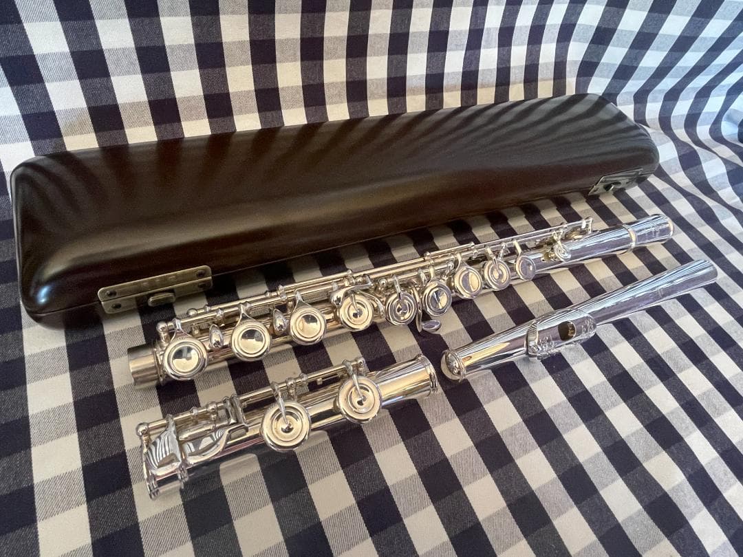 パールフルート Dolce Primo 頭部管Ag970彫刻入り 美品！