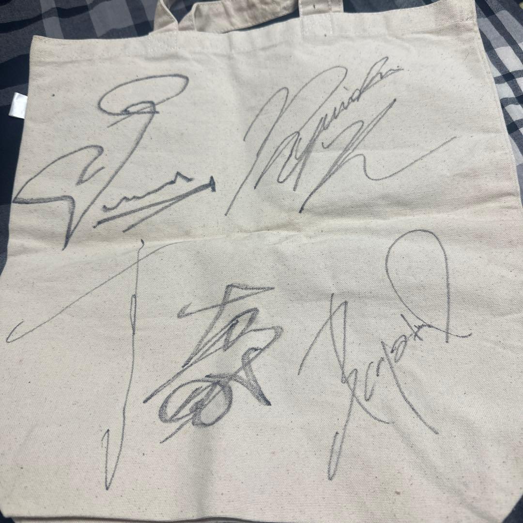 LUNA SEA 直筆サイン入り　エコバッグ　LUNA SEA サイン