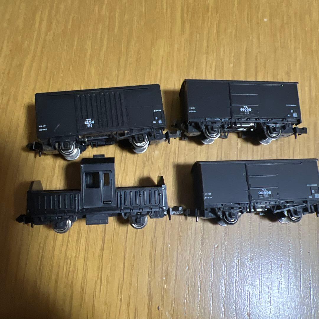 Nゲージ貨物車セット 4両