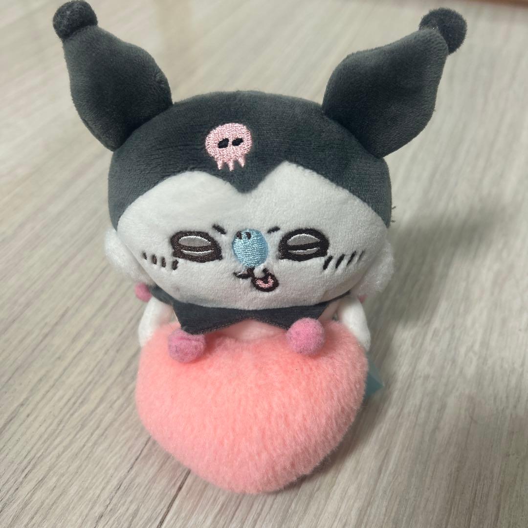 ちいかわ モモンガ クロミ サンリオ デスクトップから見守るひっかけぬいぐるみ