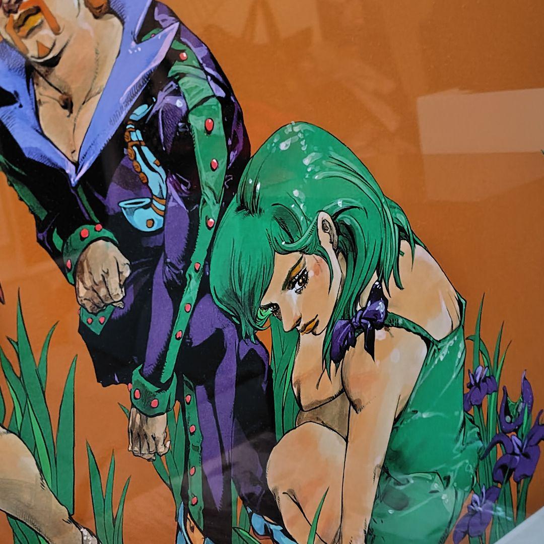 ジョジョの奇妙な冒険 複製原画 キーヴィジュアル 金沢 ジョジョ展 冒険の波紋