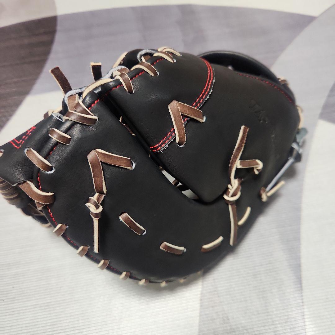 ZETT 硬式野球ファーストグローブ ブラック