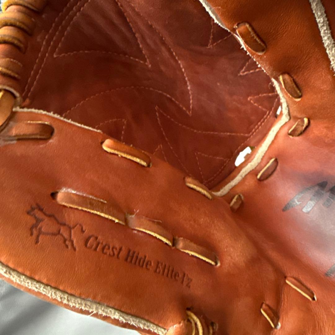 ミズノプロ 軟式グローブ　ライナーバック ブラウン 右投げ投手用