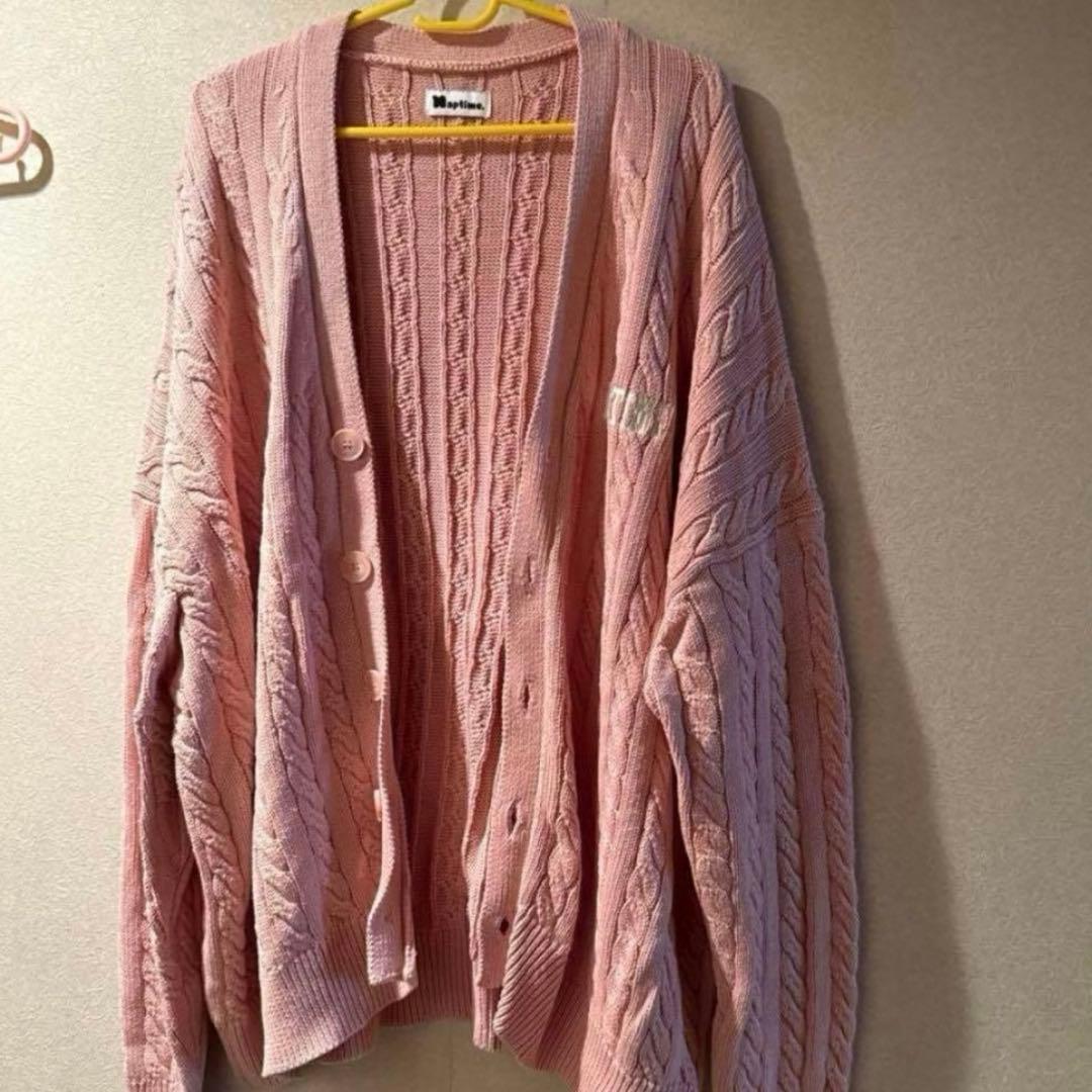 Naptime ニットカーディガン- PINK