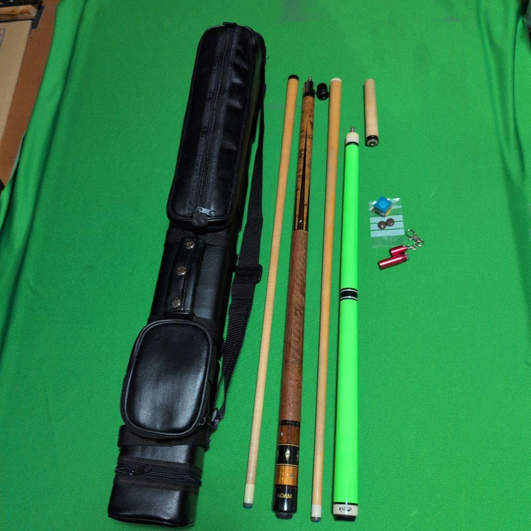 ビリヤードキュー セット ケース付き、おまけ付き
