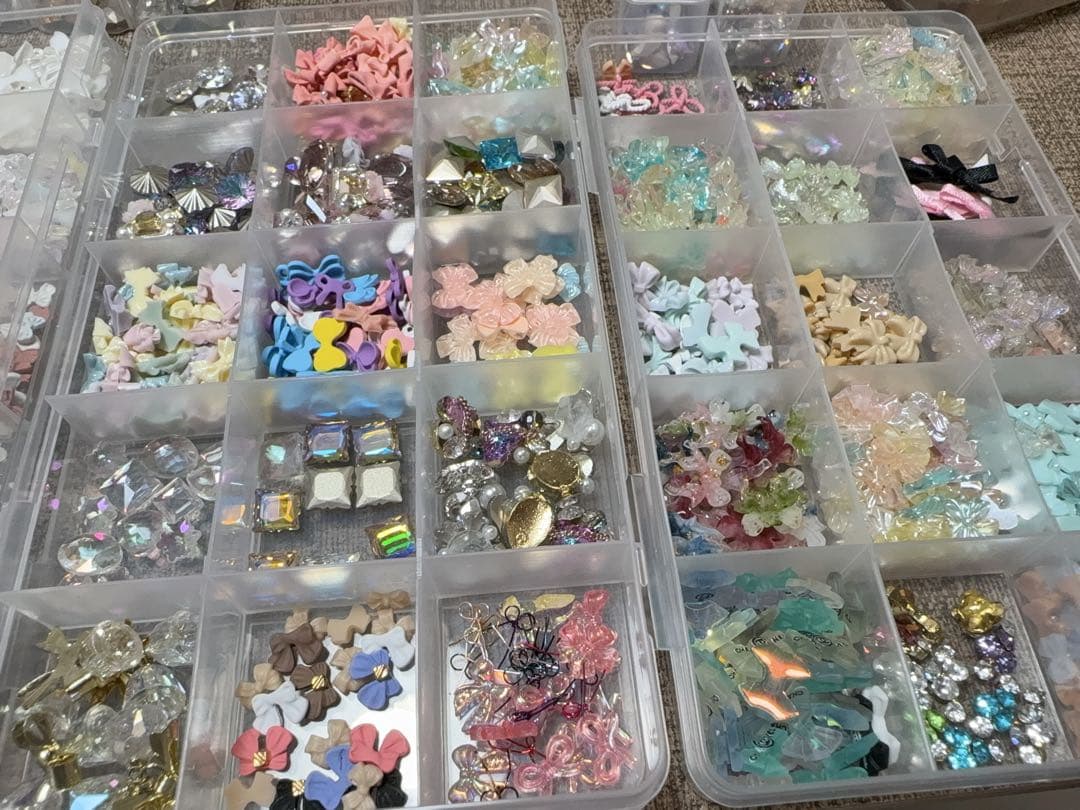 ネイルパーツ 約100個セット 多色