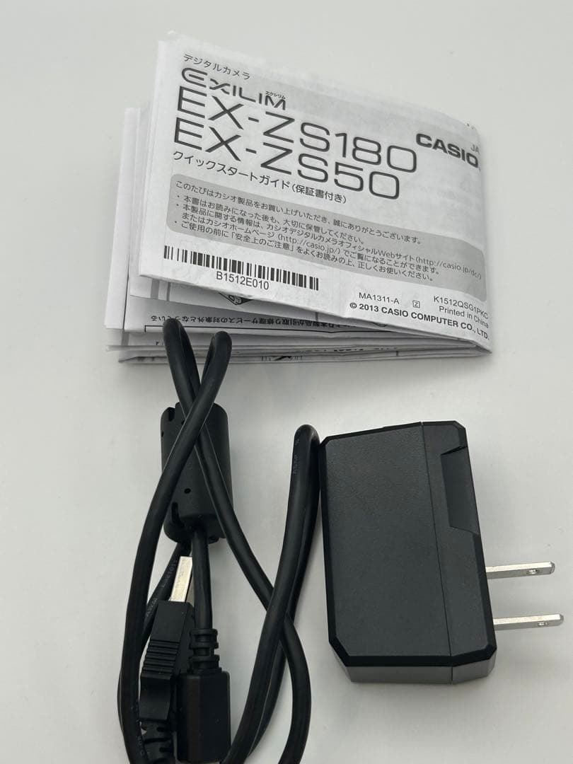 動作品　カシオ EXILIM EX-ZS180 充電器付き　コンデジ