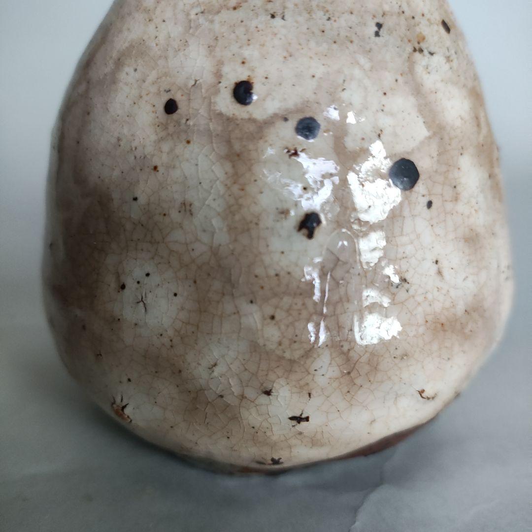 中川自然坊　粉引唐津徳利　唐津焼