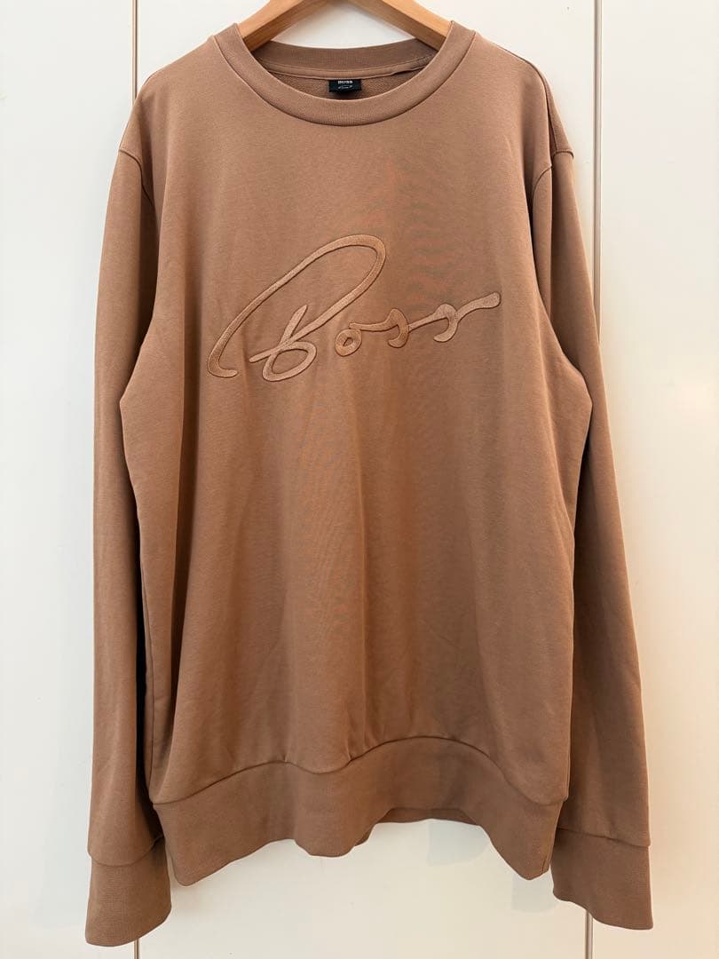 BOSS 大谷選手 茶色トレーナー スウェット メンズL