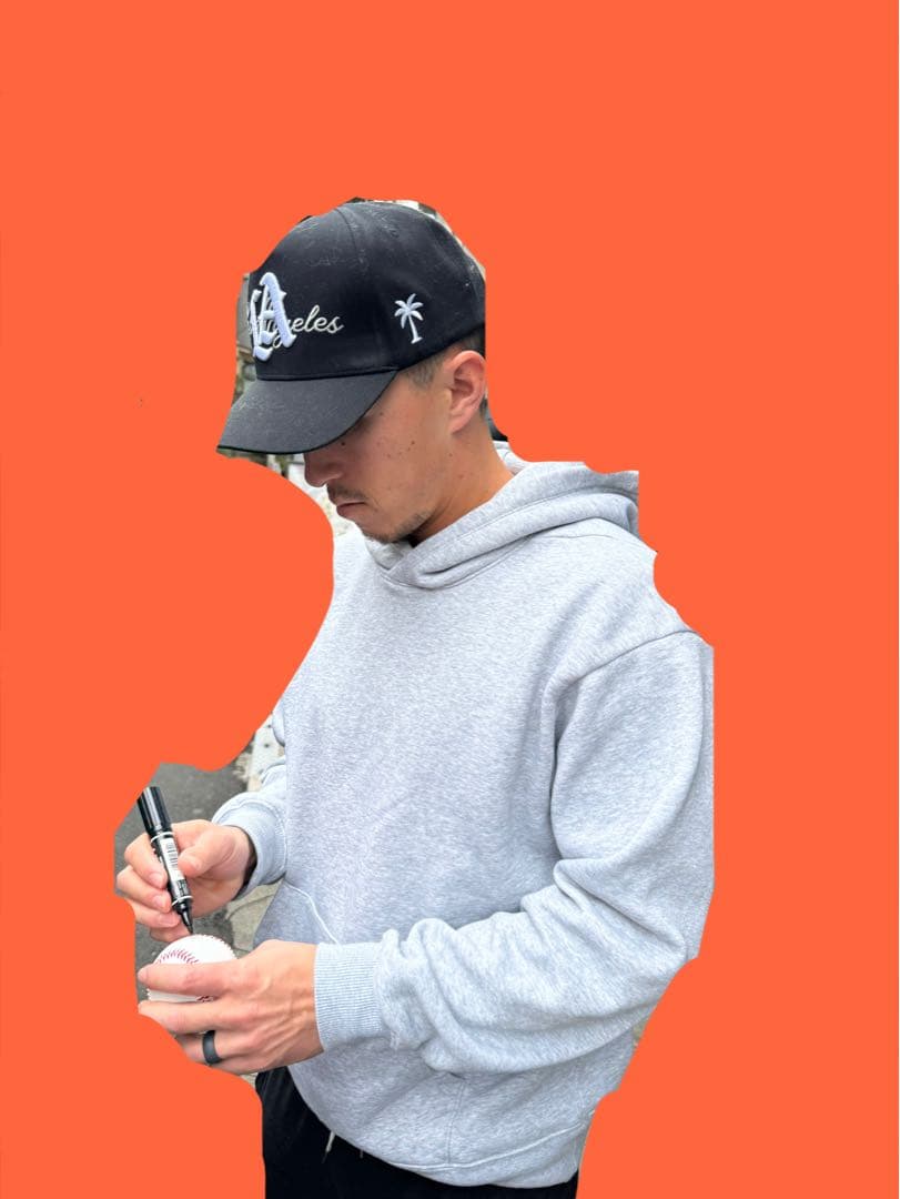 ドジャース トミー・エドマン 25 直筆サインボール 大谷翔平 山本由伸 グッズ