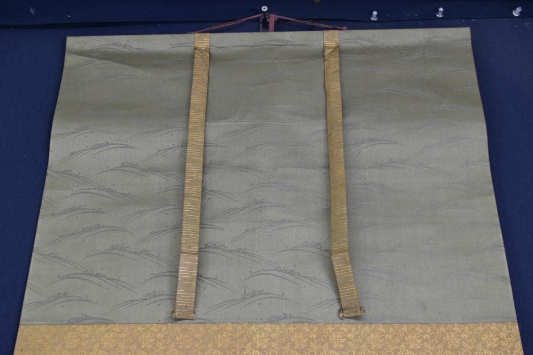 【模写】橋本雅邦/雪中富士山図/掛軸/名家伝来/AA-598