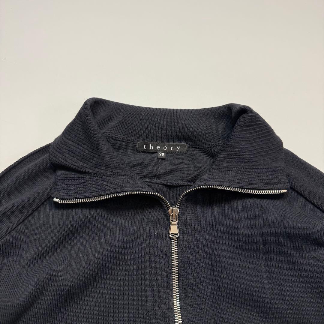 00s Theory double zip d’s knit