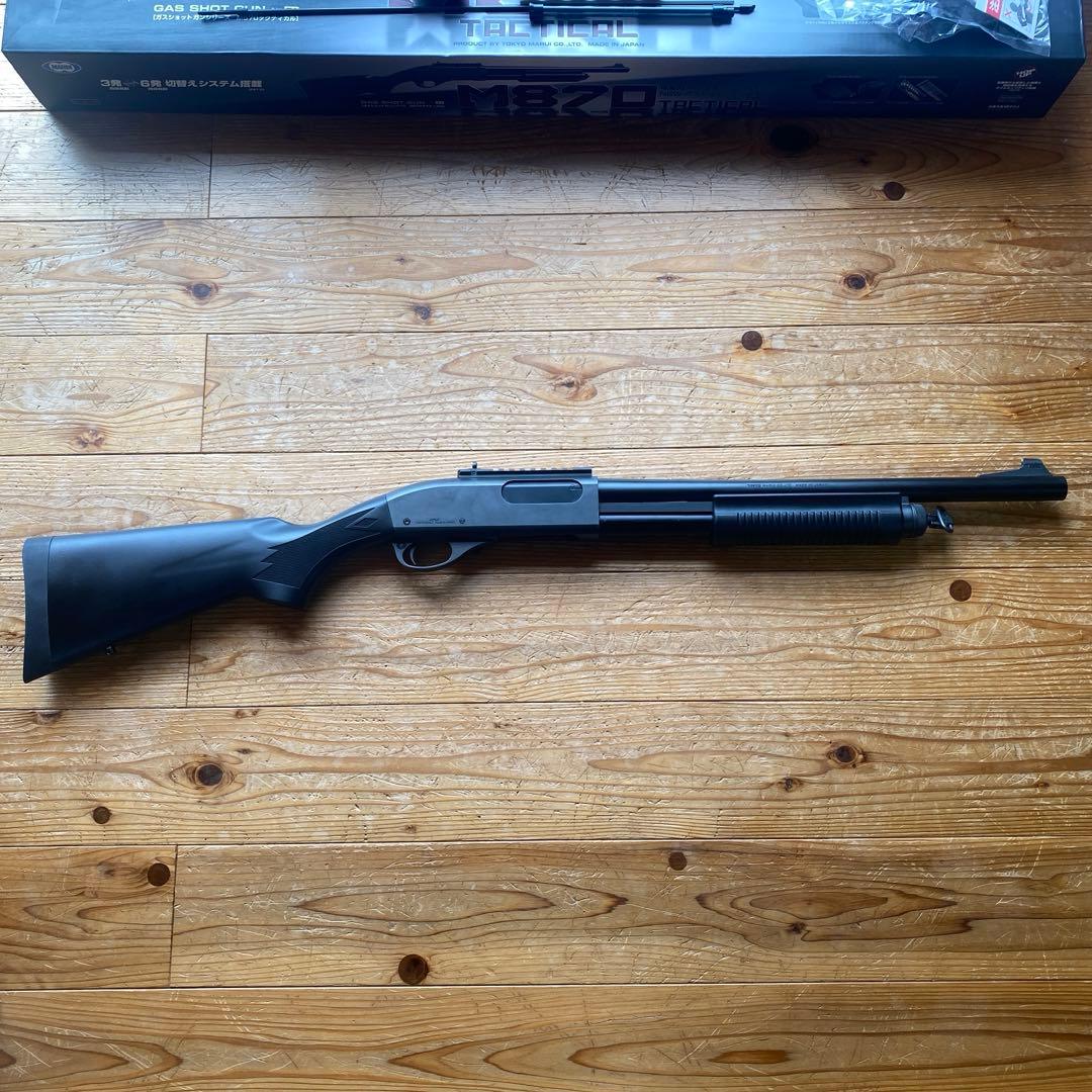 東京マルイ　M870タクティカル　ブリーチャーグリップ＋ガスタンク付　中古