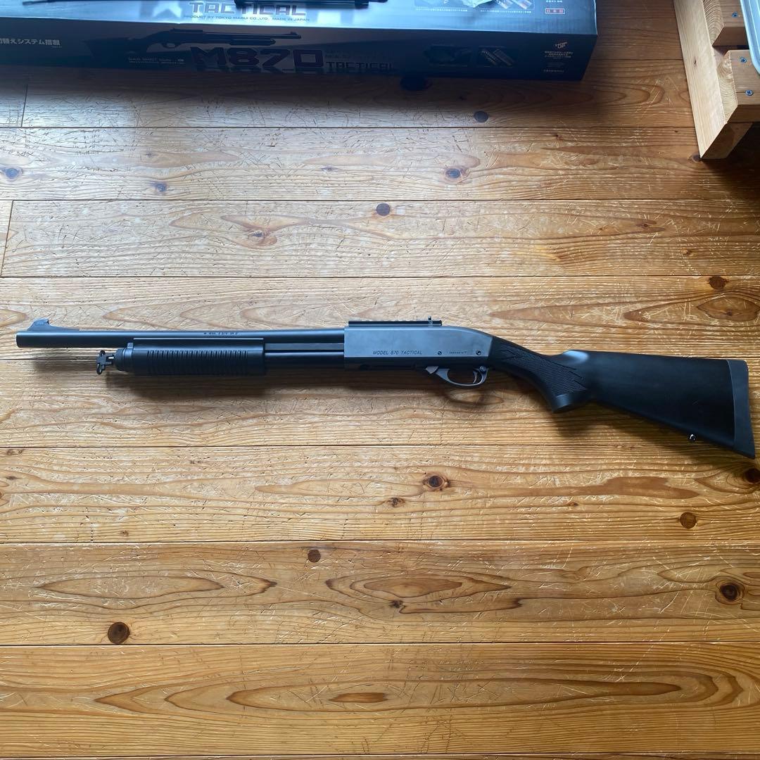 東京マルイ　M870タクティカル　ブリーチャーグリップ＋ガスタンク付　中古