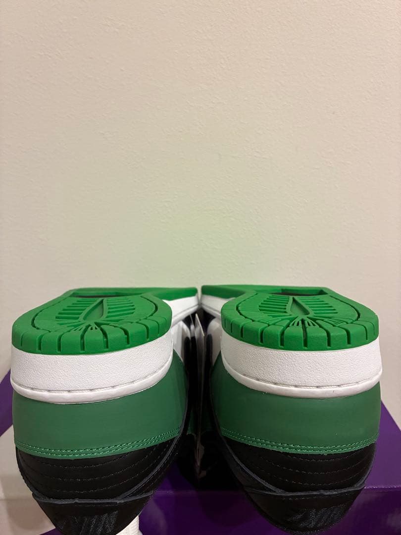 スケートボード Nike SB Dunk Low Black and Classic Green