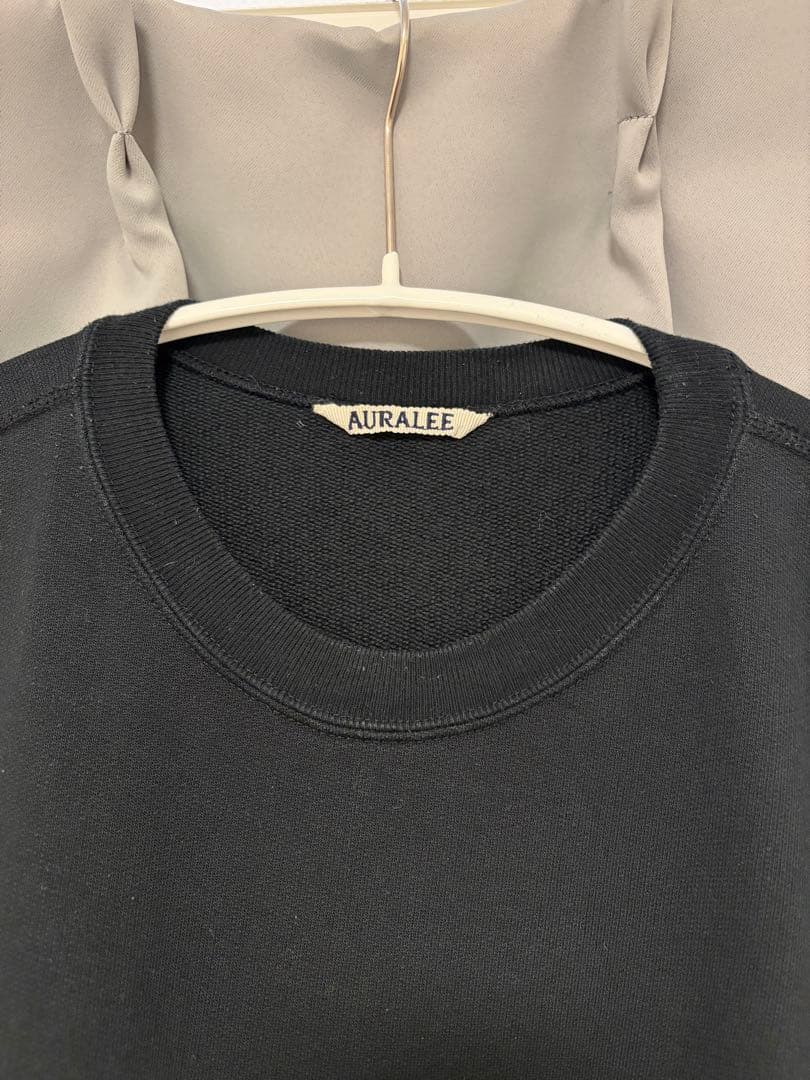 オーラリー スウェット SUPER SOFT SWEAT BIG P/O 2着
