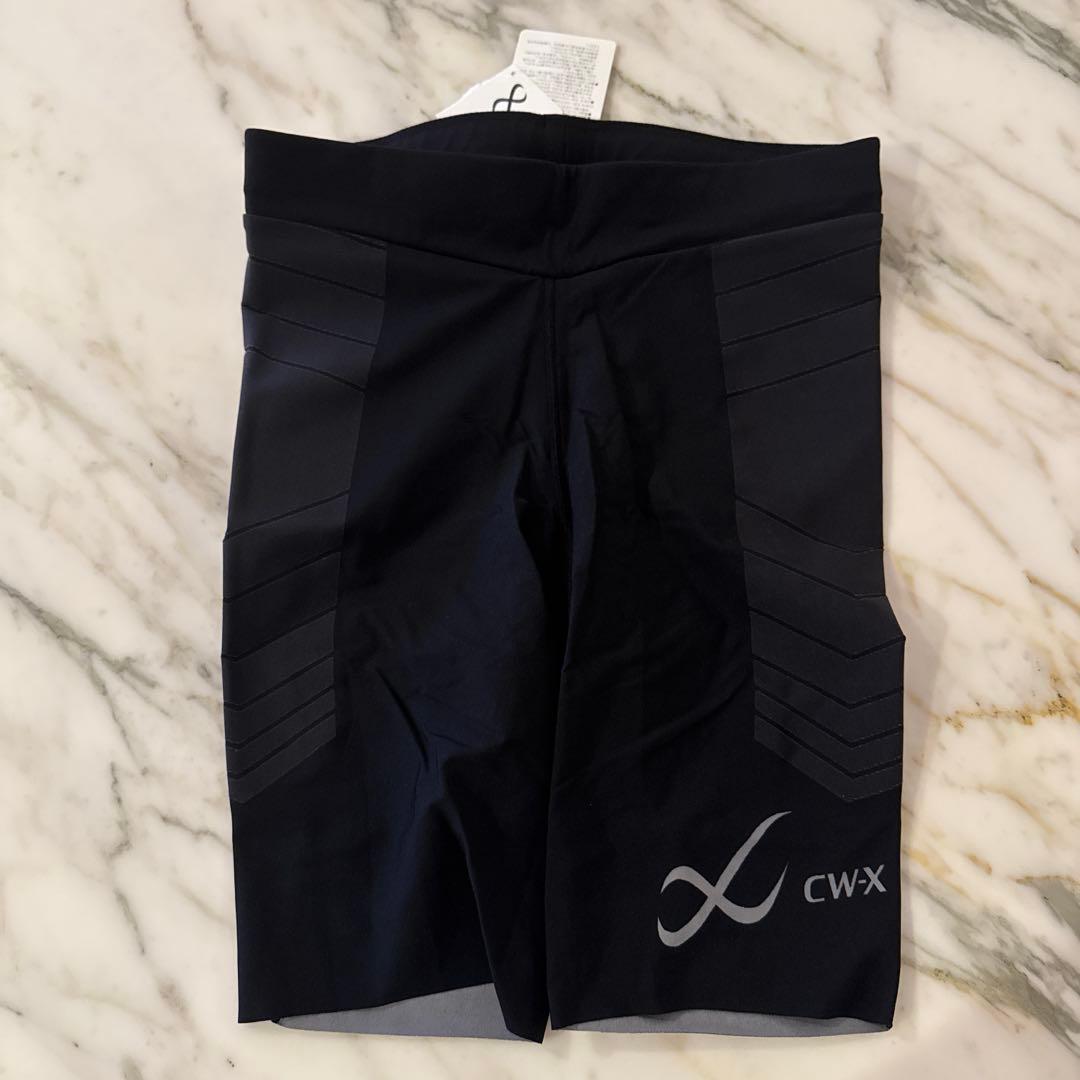 ワコール・cw-x・スピードモデルハ－フタイツ・HPO695・Ｍ・黒