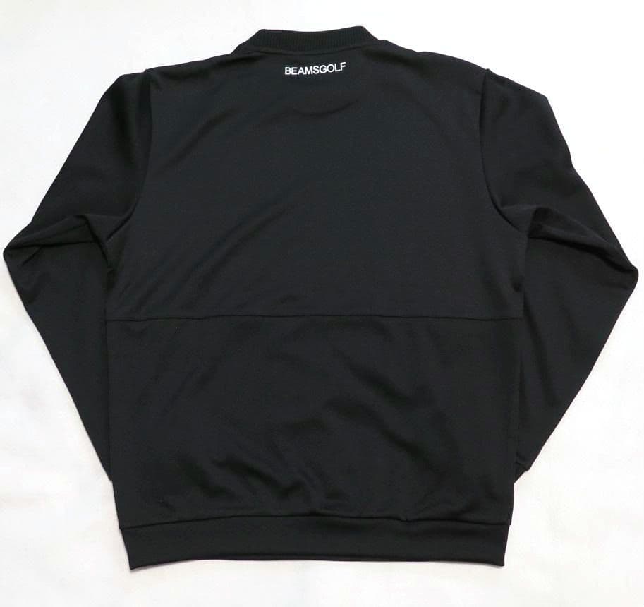ⓁBEAMS GOLFビームス ゴルフ スムース1ポイントプルオーバーBLACK
