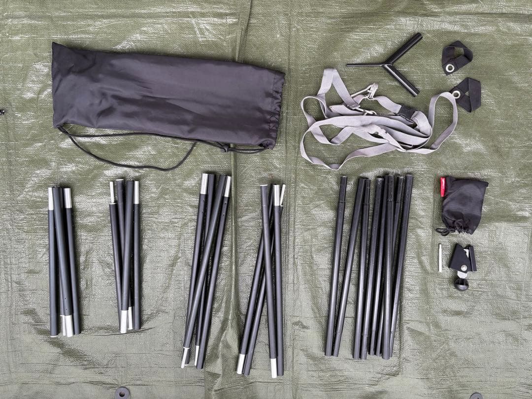 FUTURE FOX テント前幕タープ　テンマクデザイン　薪ストーブ　反射板