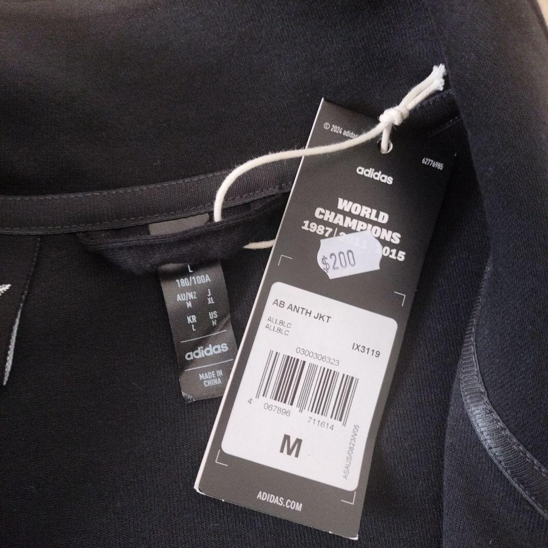 正規　新品　オールブラックス　アディダス　アンセムジャケット AU NZ/M