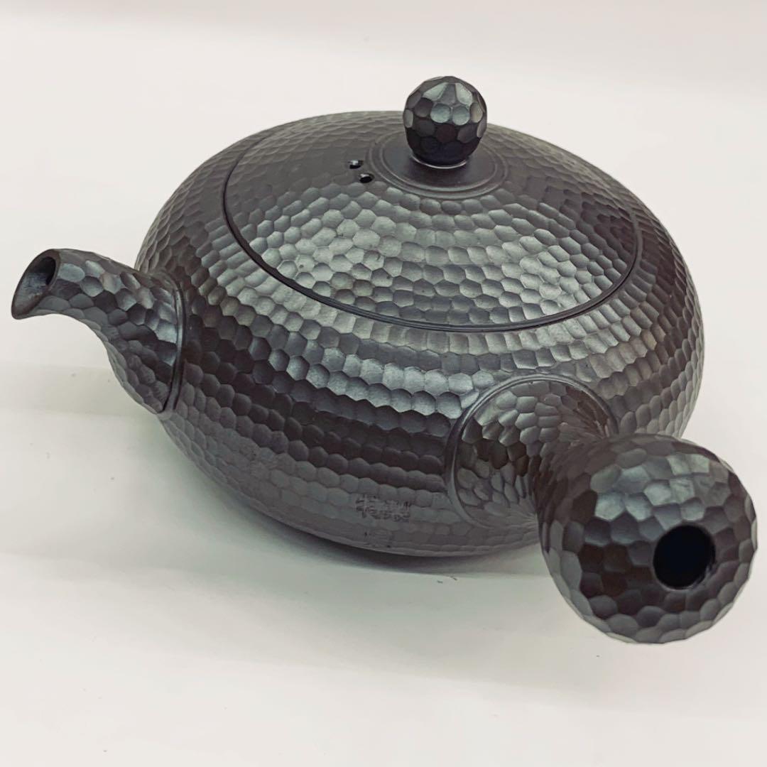 【急須32      1.5号丸極細ダイヤ】三代森伊呂久　共箱