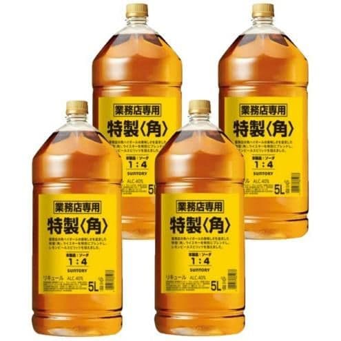 SUNTORY 角ウイスキー 5L 4本セット業務用
