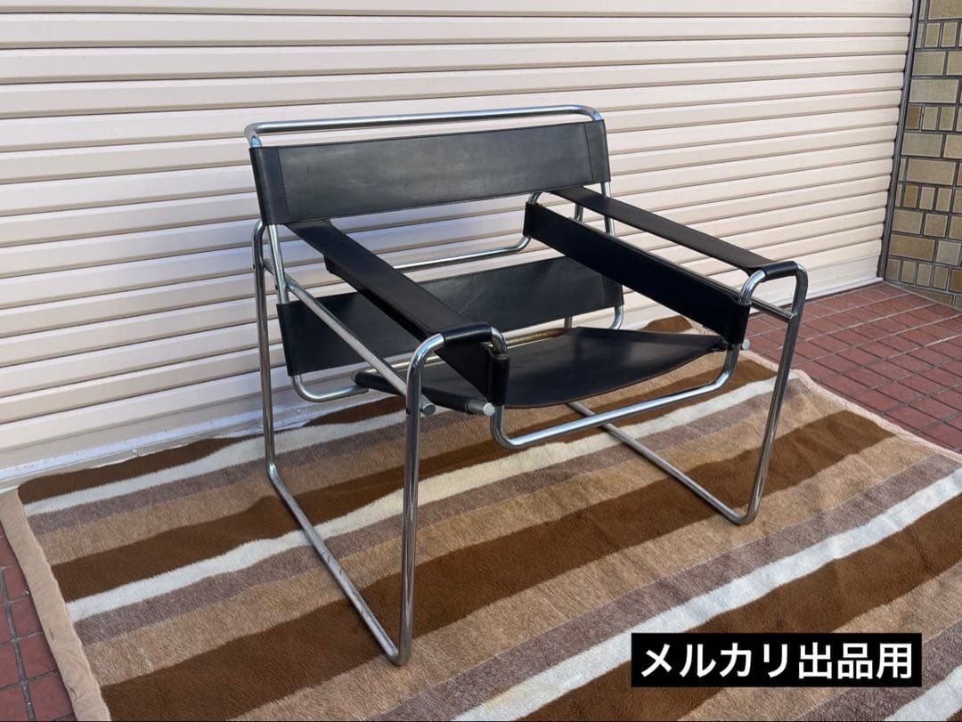 希少 イタリア Gavina ワシリーチェア マルセルブロイヤー 本革