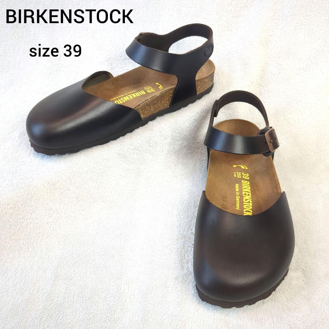 ビルケンシュトック メッシーナ レザー ダークブラウン サイズ39