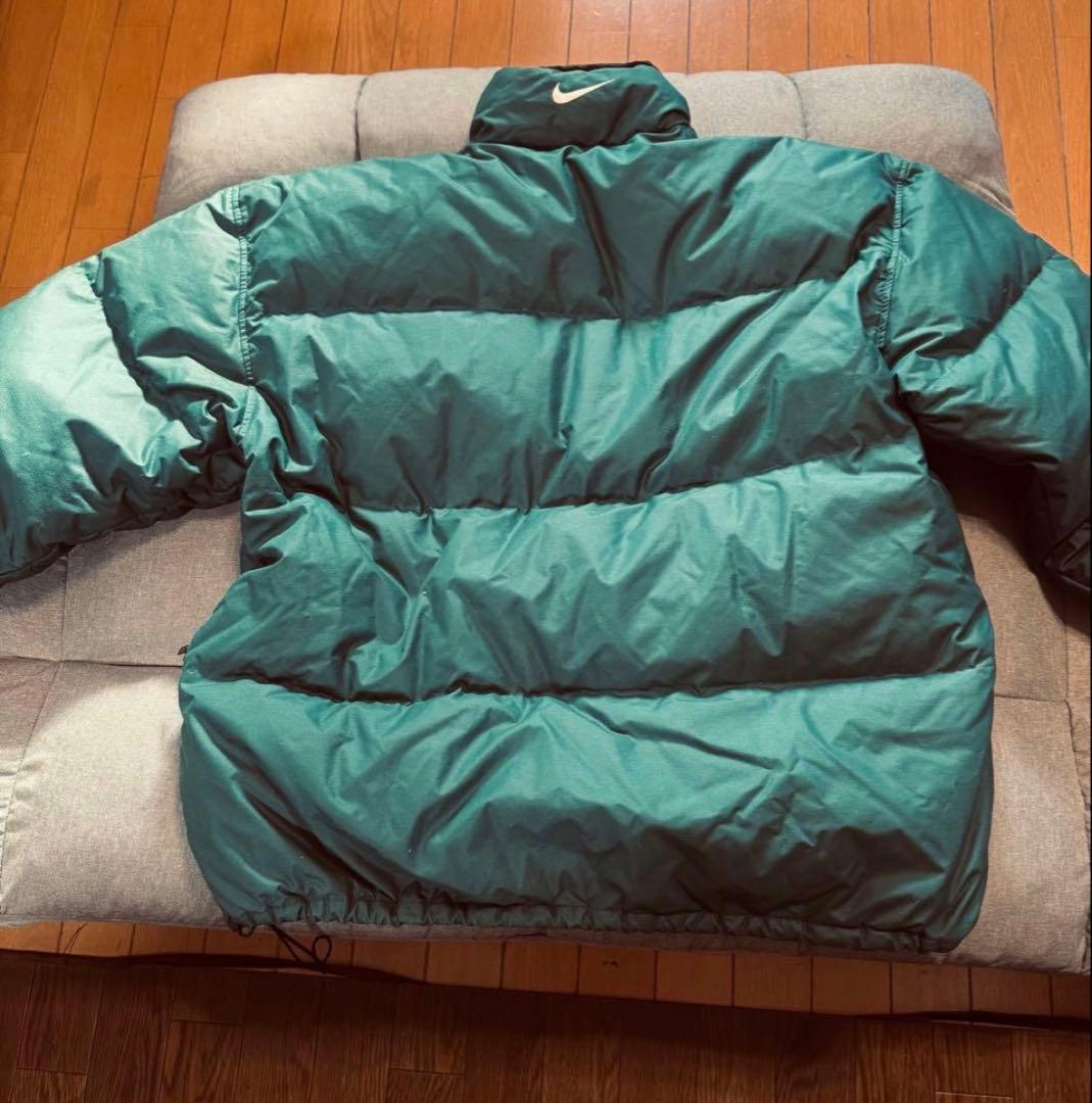 NIKE グリーン ダウンジャケット Lサイズ