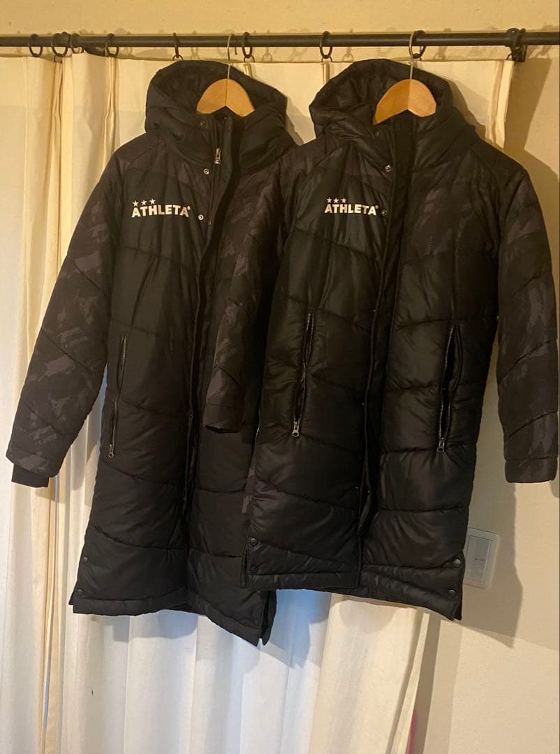 ATHLETA アスレタ ベンチコート キッズ140 大人M サッカー 防寒