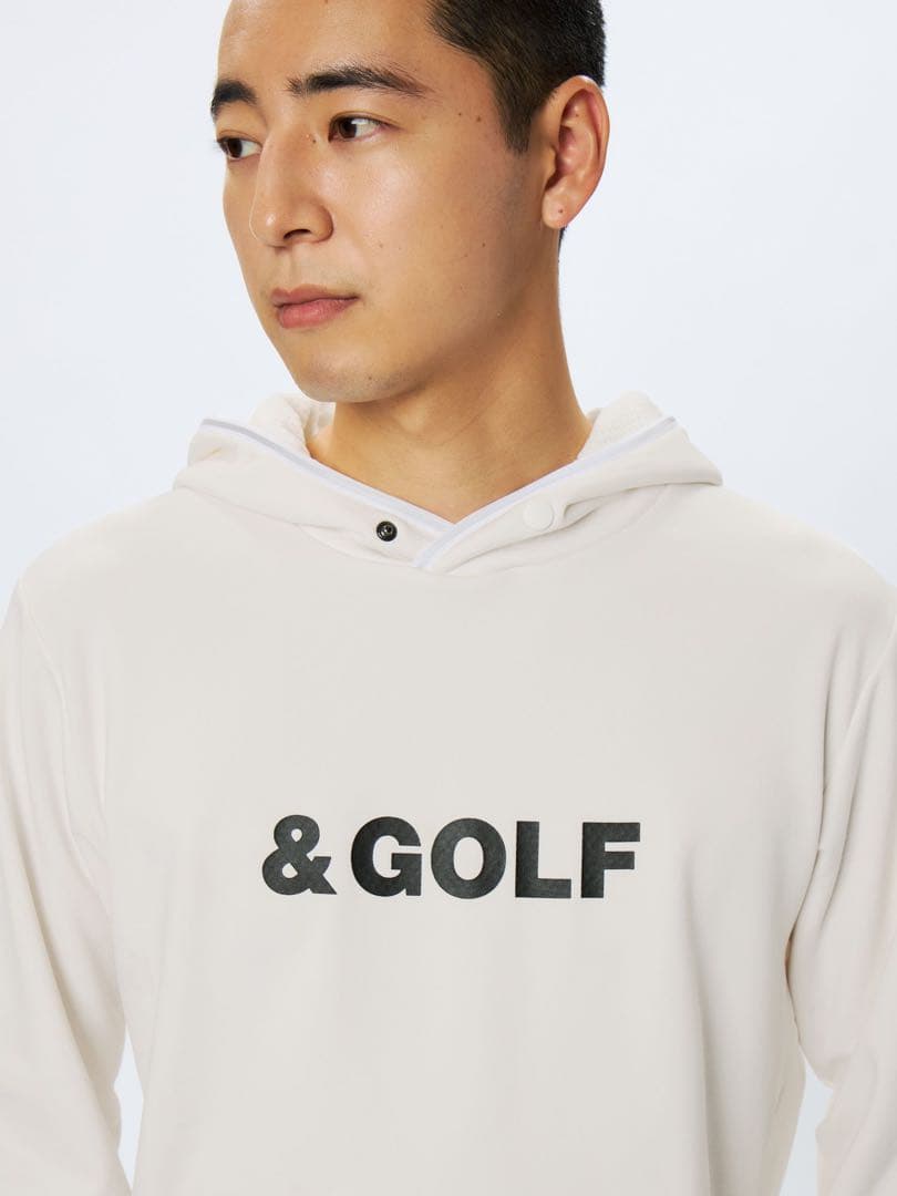 and per se & GOLF バックグリッドフリース プルパーカ Lサイズ
