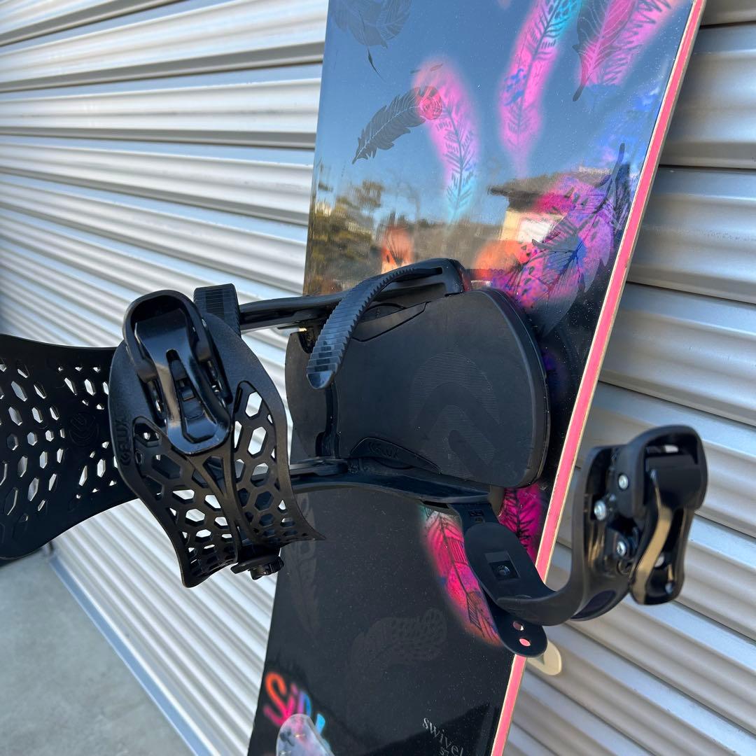 swivel silk 146 スノーボード　flux pr ビンディングセット